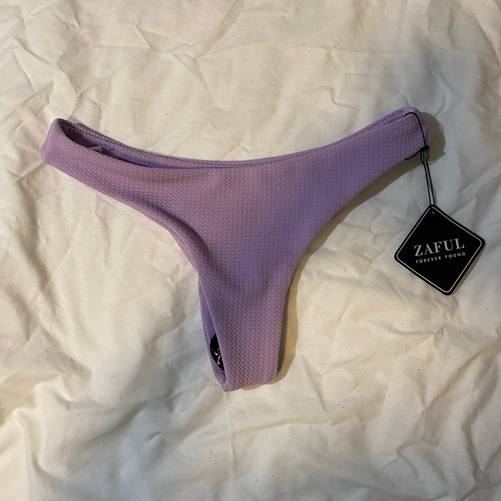 LAVENDER ZAFUL BIKINI BOTTOM
